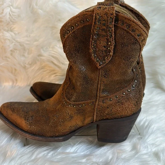 IDYLLWIND Miranda Lambert Western Brown Distressed Boots - Picture 6 of 12